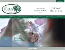 Tablet Screenshot of bureninsurancegroup.com